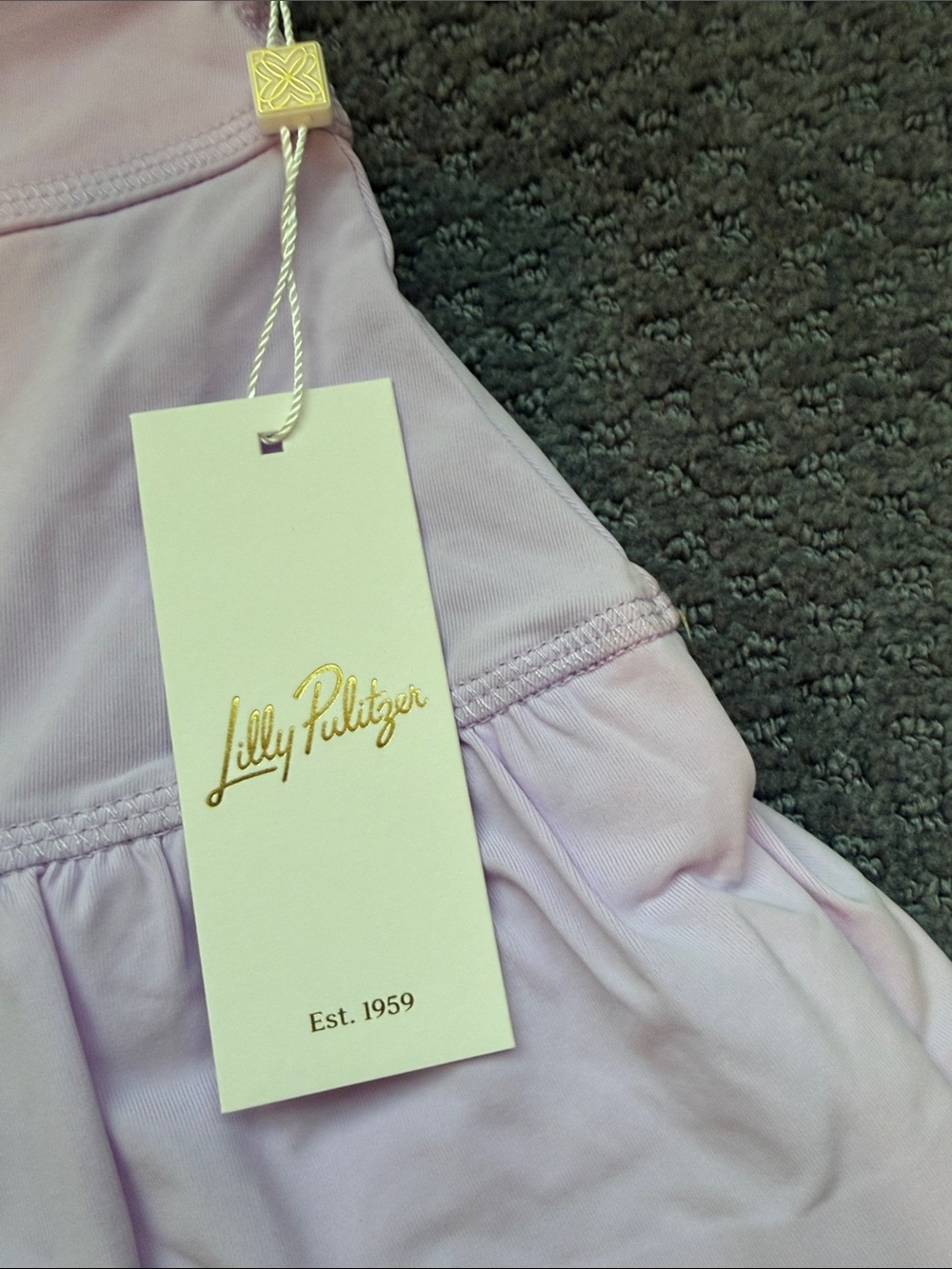 Lilly Pulitzer Lilac Scalloped Ruffle Skort - Picture 4 of 5